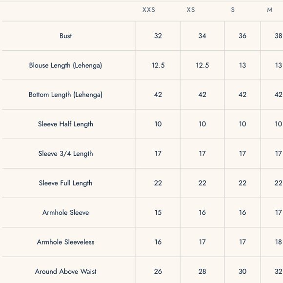 [NEW] Lashkaraa Nude and Gold Embroidered Lehenga XS - Picture 9 of 9